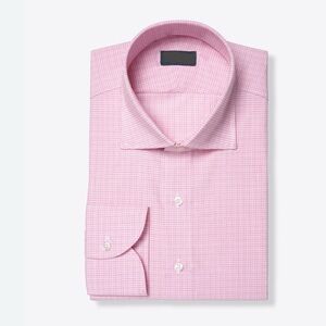 MEN’S CLASSIC THOMAS PINK CLASSIC DRESS SHIRT JERMYN STREET LONDON‎ WITH CUFF’S